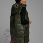 Kamizelka pikowana Cosy khaki