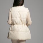 Kamizelka wiosenna Vibo waniliowa