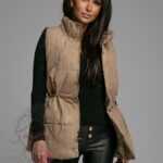 Kamizelka wiosenna Vibo cappuccino