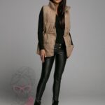 Kamizelka wiosenna Vibo cappuccino