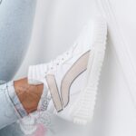 Sneakersy Madam Supre białe / beżowe