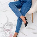 Czółenka bez pięty Madam Alvery czarne