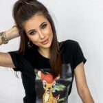 T-shirt bawełniany Sweet czarny