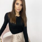 Bluzka sweterkowa dopasowana Vin czarna