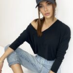 Bluzka oversize Airy czarna