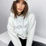 Bluza z cekinami Bling Bling ecru