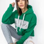Bluza z cekinami Bling Bling zielona