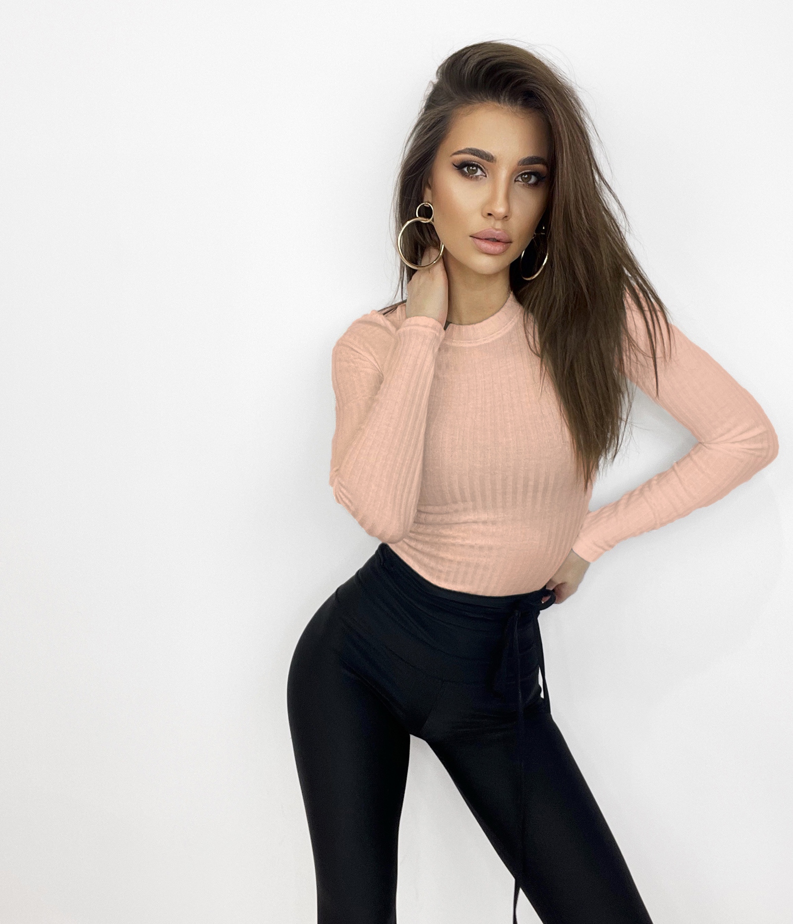 Legginsy z wysokim stanem Flash czarne Legginsy z wysokim stanem Flash czarne