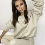 Komplet bawełniany Laid Back beżowy