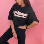 - WYPRZEDANE - PREORDER Komplet bawełniany New York czarny