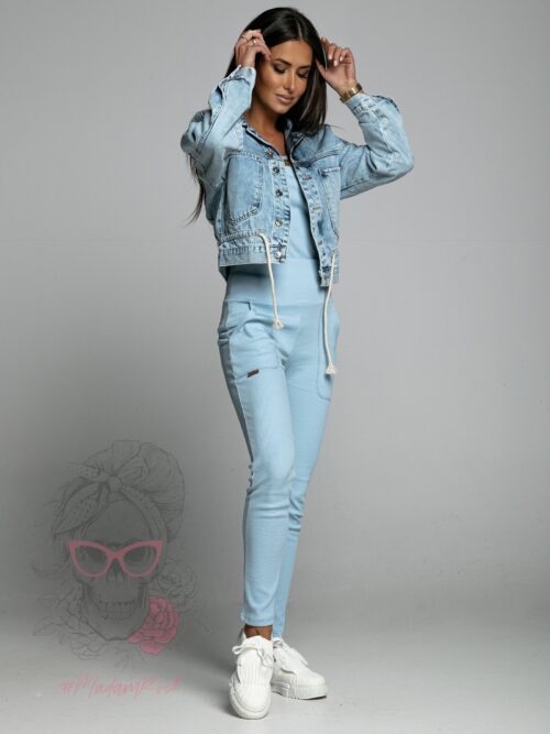 Katana jeansowa Moderno Rock niebieska