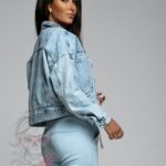 Katana jeansowa Moderno Rock niebieska