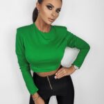 Bluzka elegancka Short zielona
