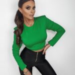 Bluzka elegancka Short zielona