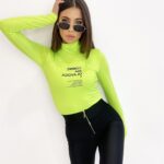 Body elastyczne Smooth limonkowe