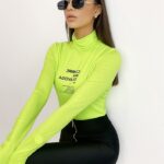 Body elastyczne Smooth limonkowe