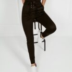 Spodnie sznurowane Loose Black czarne