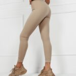 Legginsy klasyczne Simple c.beżowe
