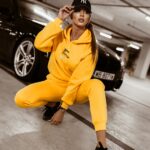 -wyprzedane-Komplet bawełniany Street Look Woman żółty