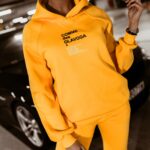 -wyprzedane-Komplet bawełniany Street Look Woman żółty