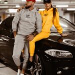 -wyprzedane-Komplet bawełniany Street Look Woman żółty