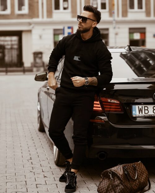 Komplet męski Street Look Man czarny