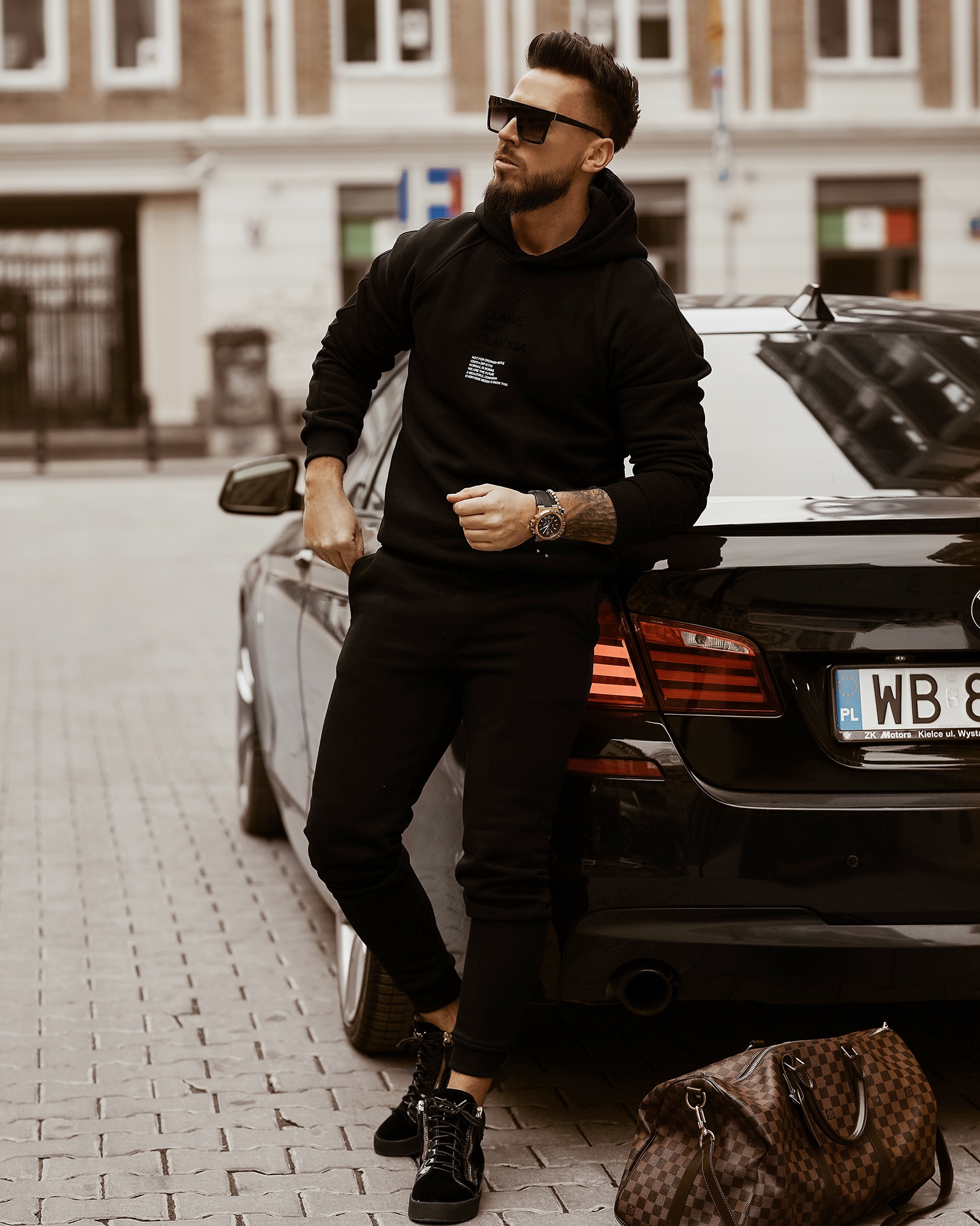 Komplet męski Street Look Man czarny