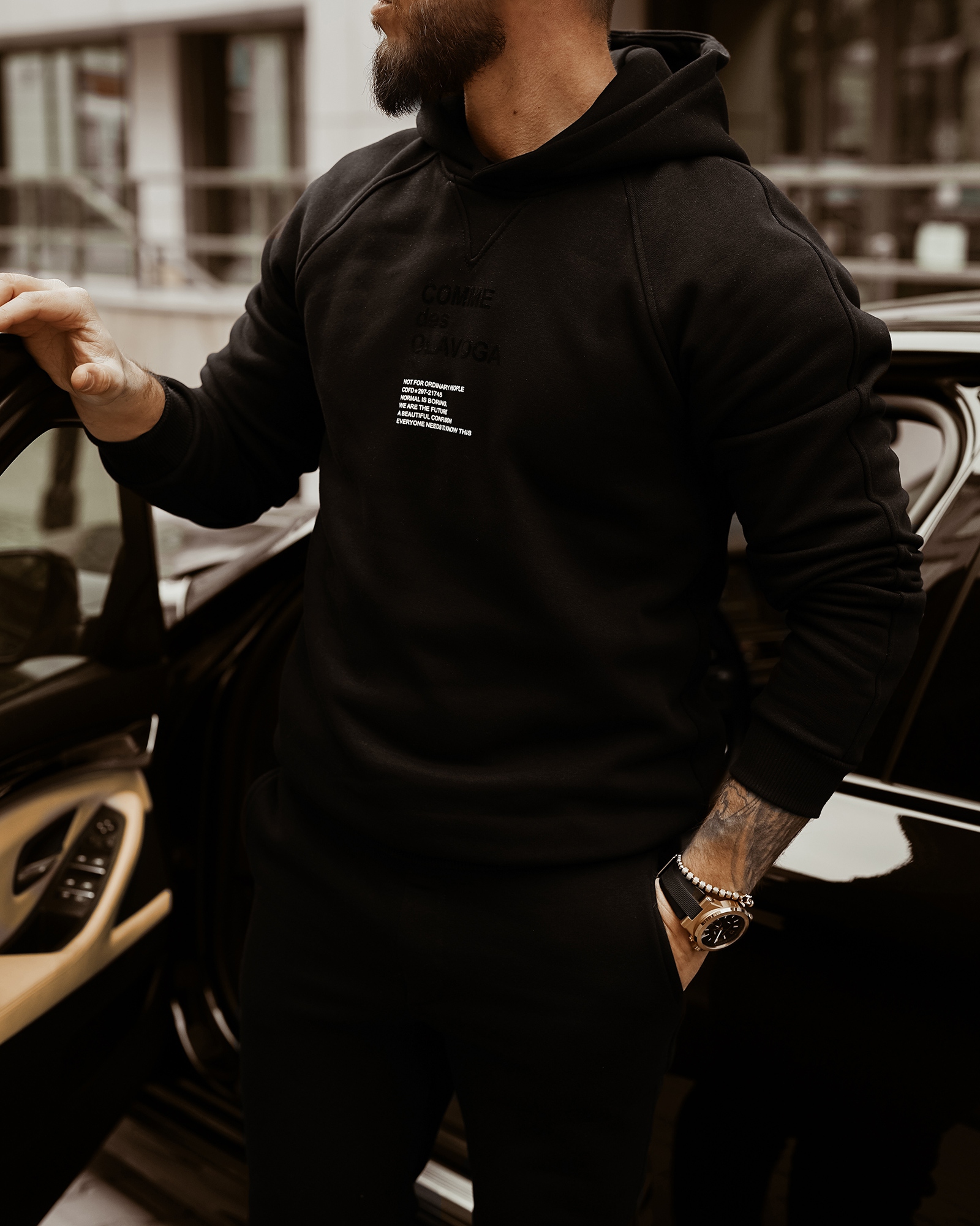 Komplet męski Street Look Man czarny Komplet męski Street Look Man czarny