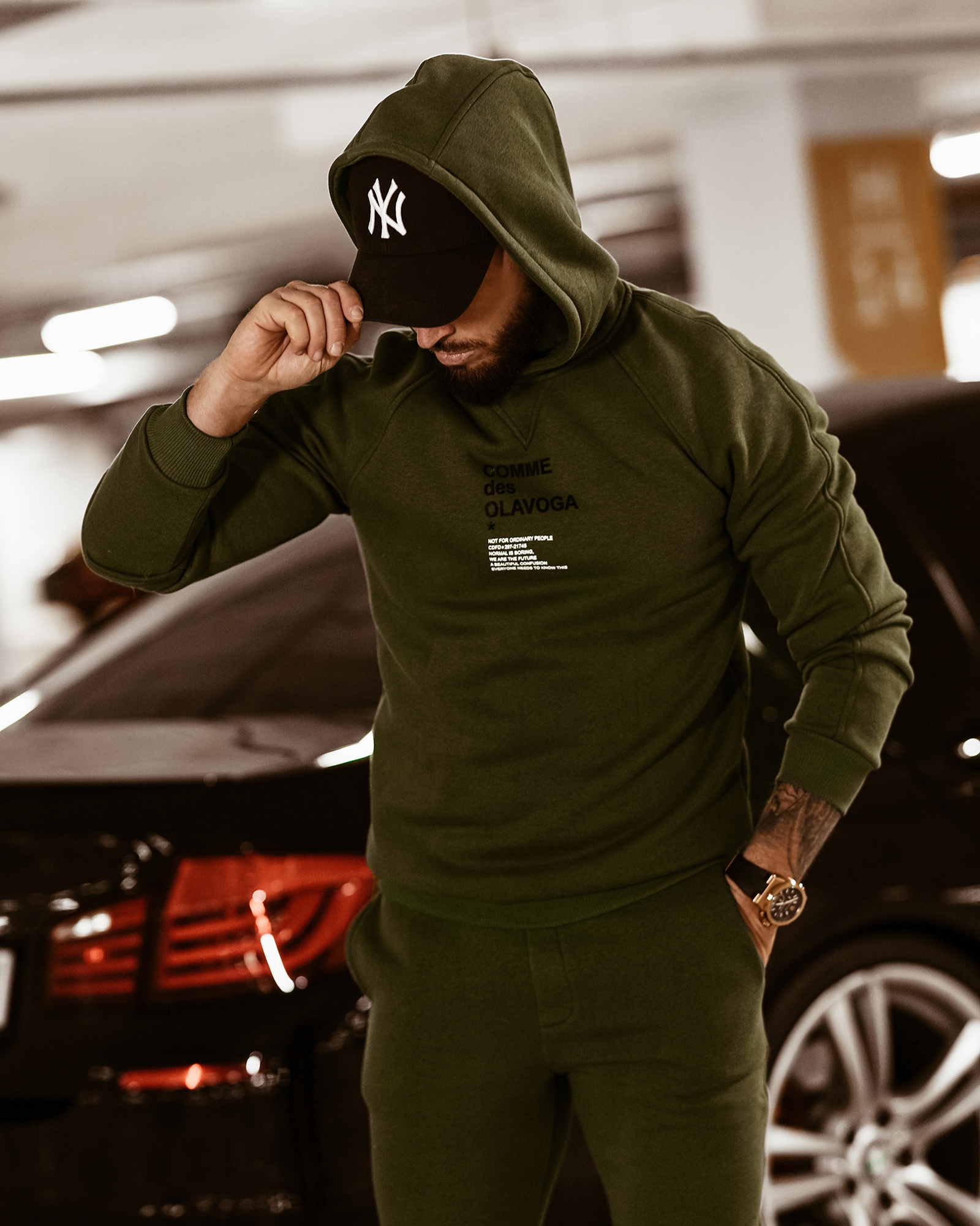 Komplet męski Street Look Man khaki