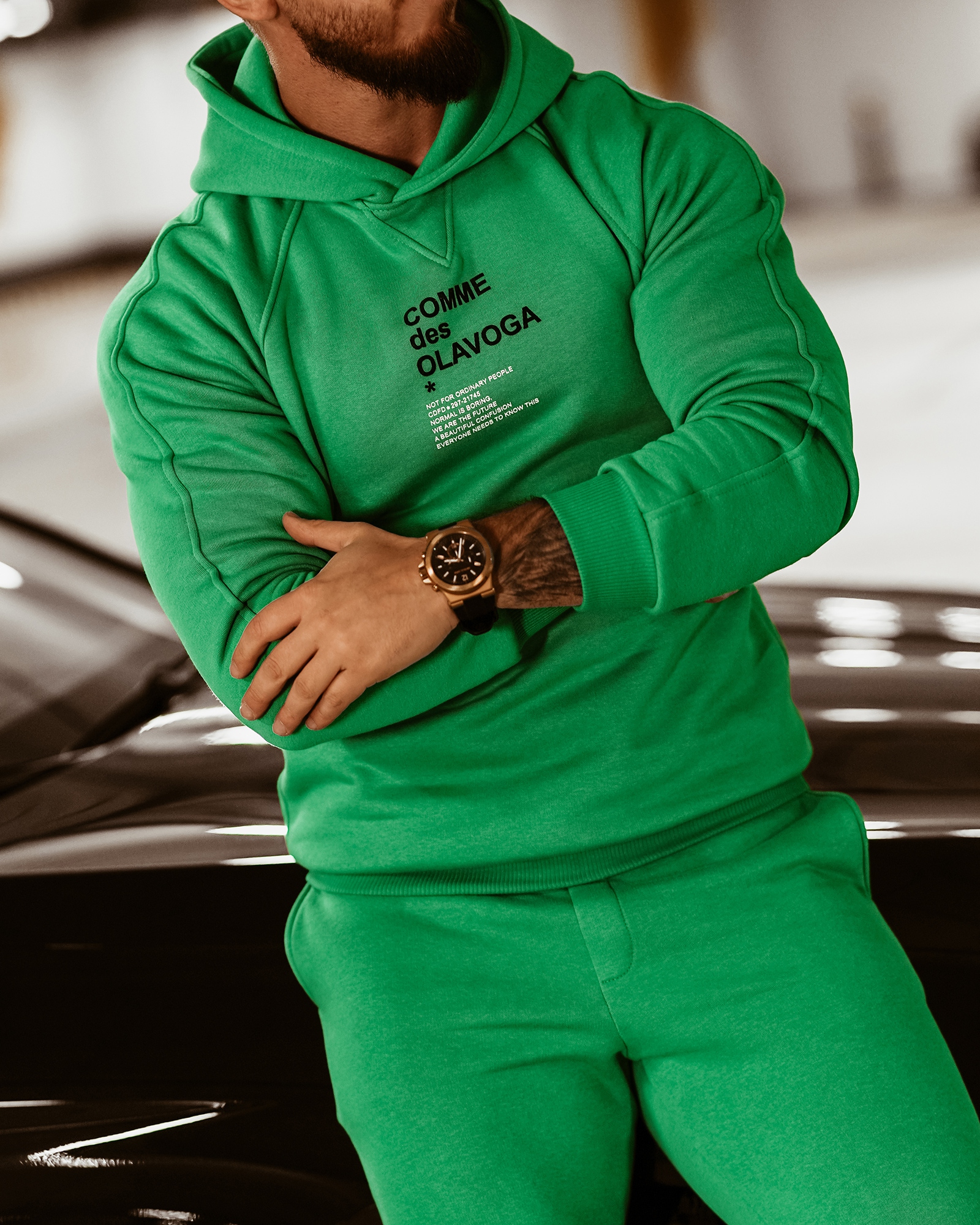 Komplet męski Street Look Man zielony Komplet męski Street Look Man zielony