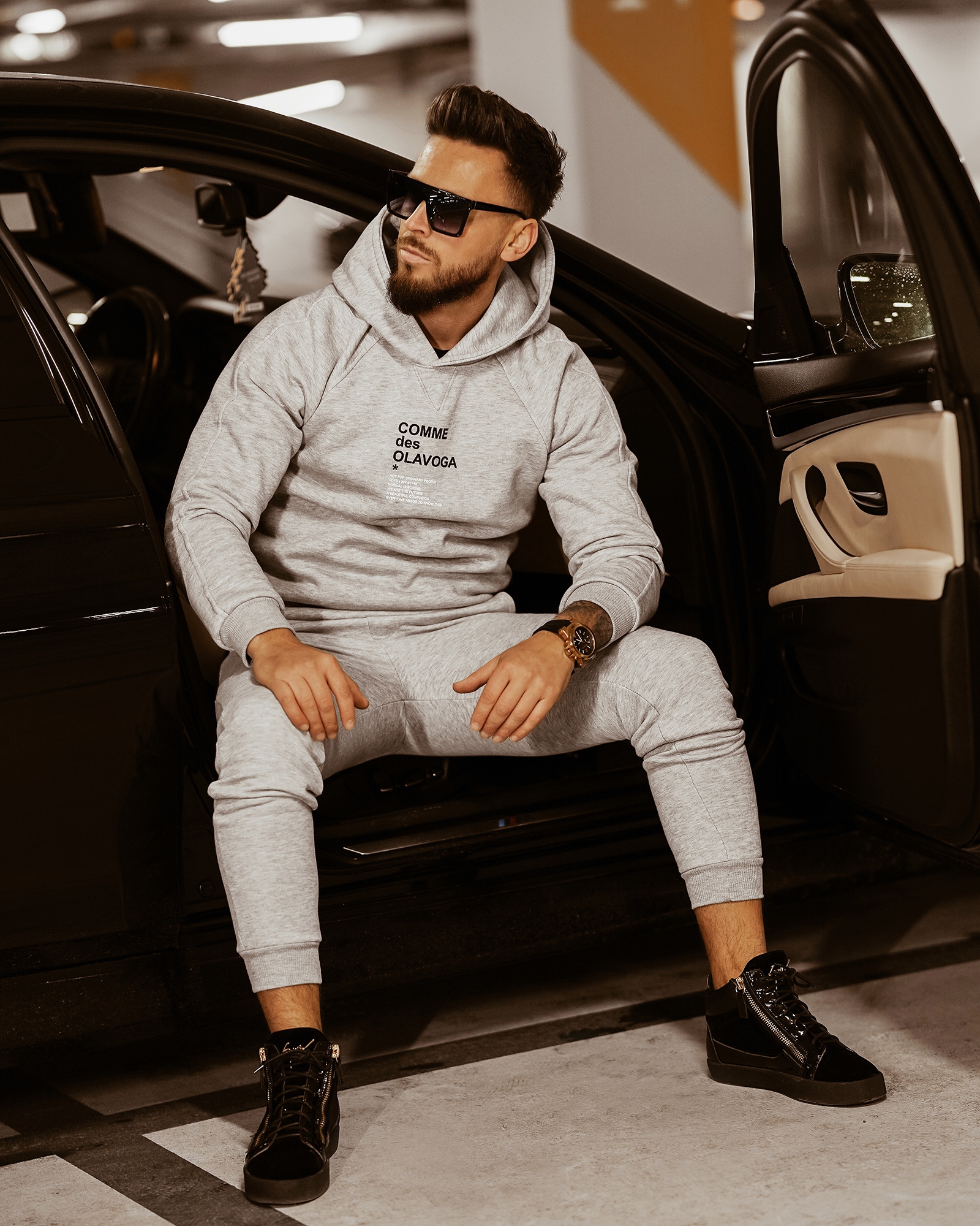 Komplet męski Street Look Man szary