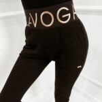 - WYPRZEDANE - PREORDER Spodnie bawełniane logowane Big Logo czarne