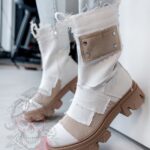 Trapery wiosenne Rock Relaxat białe