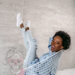 Trampki przecierane Deenim Rock błękitne