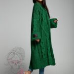 Kardigan premium MC Trenza zielony