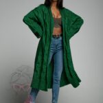 Kardigan premium MC Trenza zielony