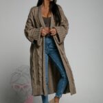 Kardigan premium MC Trenza cappuccino