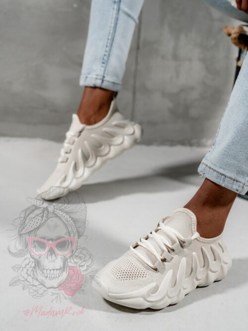 Buty sportowe Madam Despertar beżowe