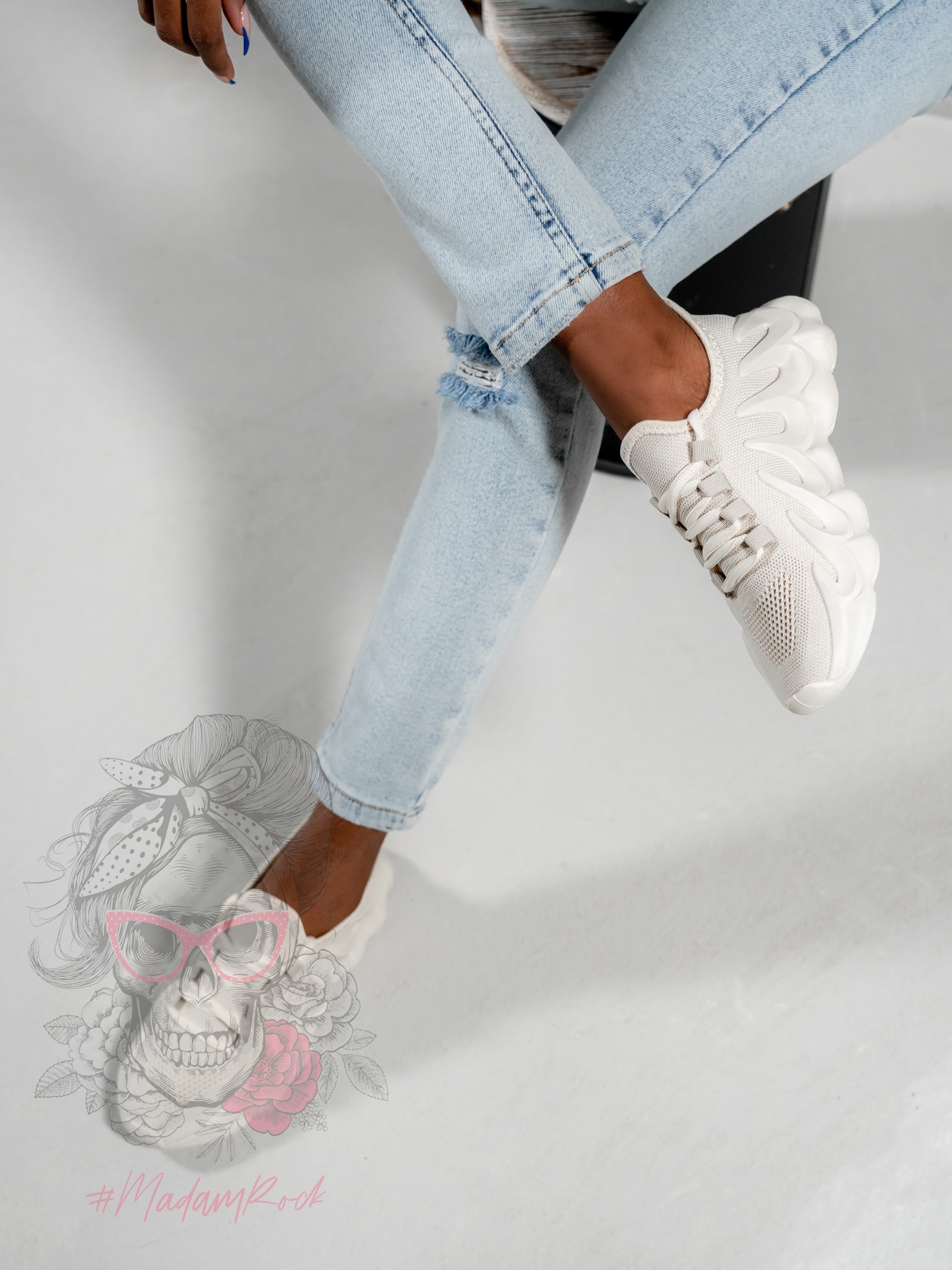 Buty sportowe Madam Despertar beżowe