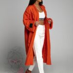 Kardigan premium MC Trenza pomarańczowy