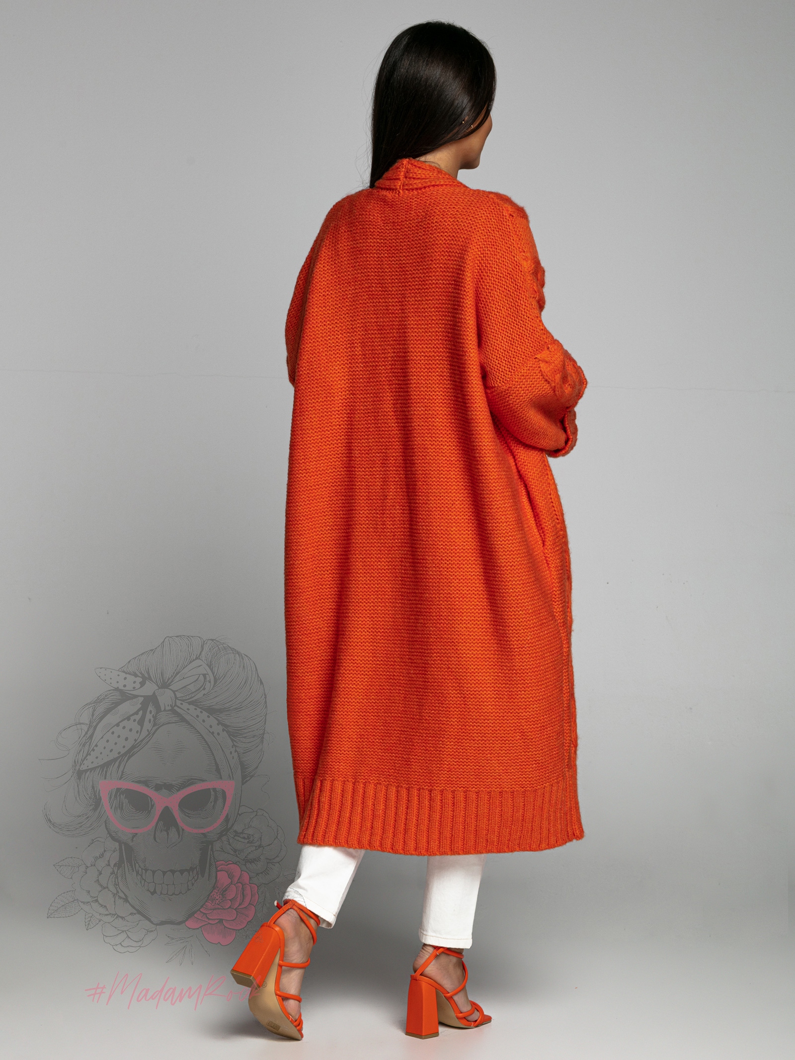 Kardigan premium MC Trenza pomarańczowy