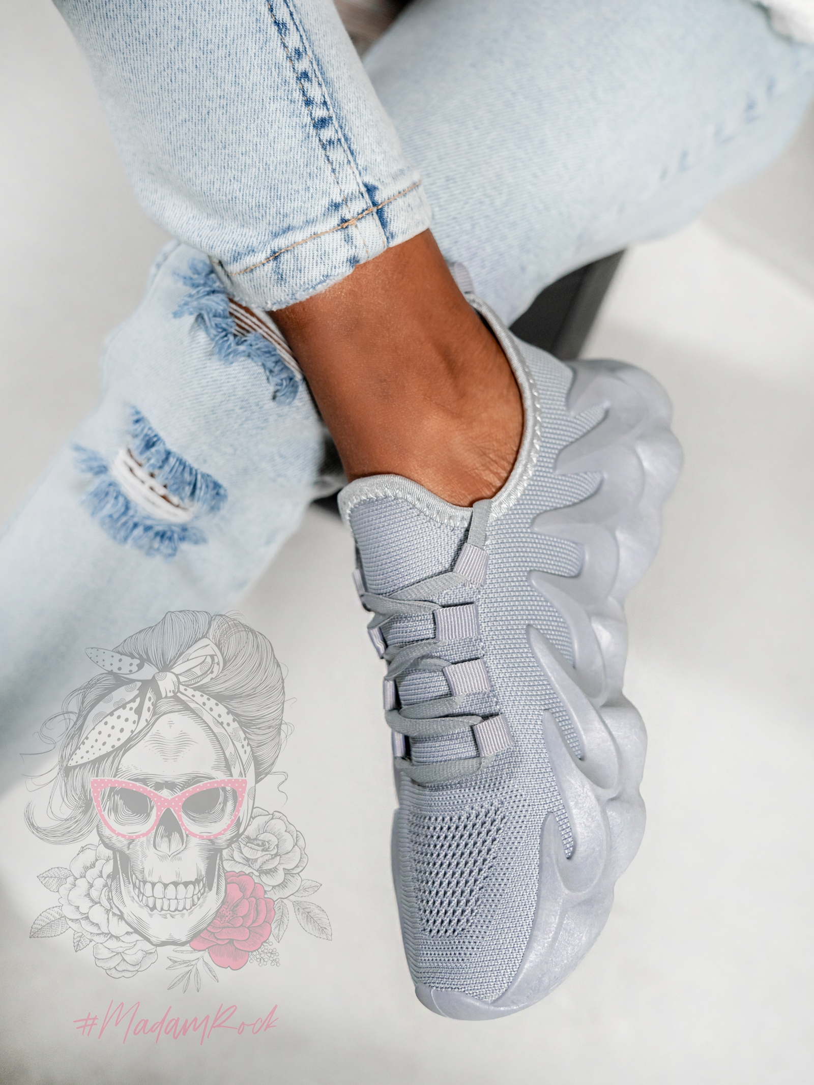 Buty sportowe Madam Despertar szare