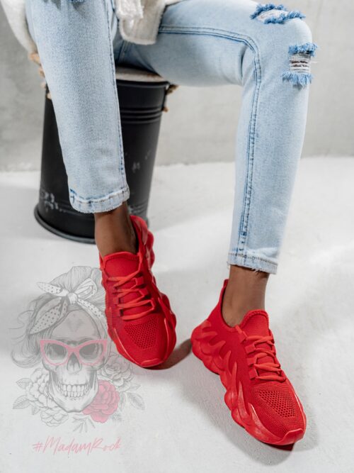 - WYPRZEDANE - Buty sportowe Madam Despertar czerwone