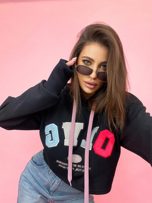 Bluza bawełniana Kimi Ola Voga czarna