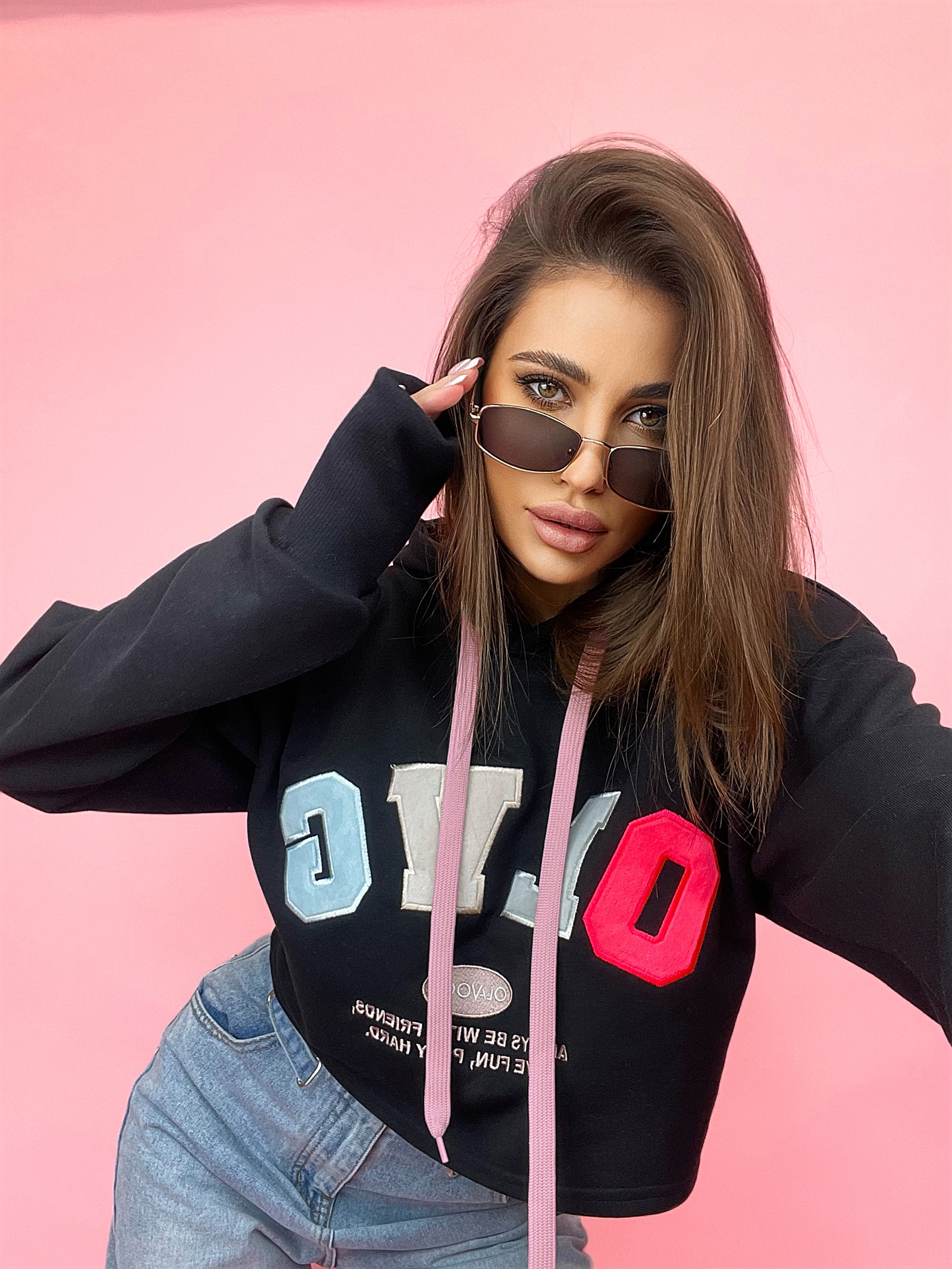 Bluza bawełniana Kimi Ola Voga czarna