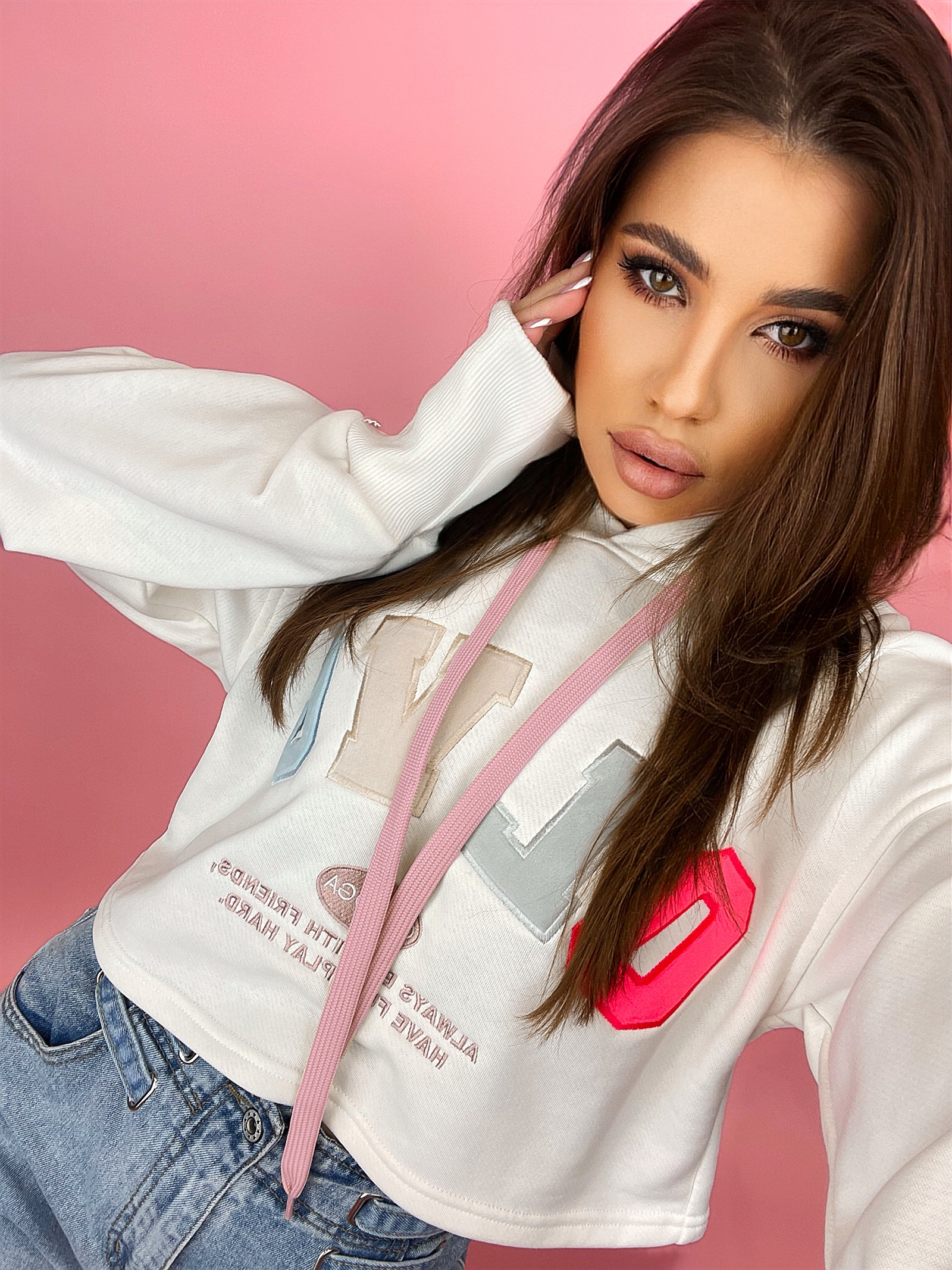 Bluza bawełniana Kimi Ola Voga ecru