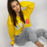 Bluza bawełniana Kimi Ola Voga żółta