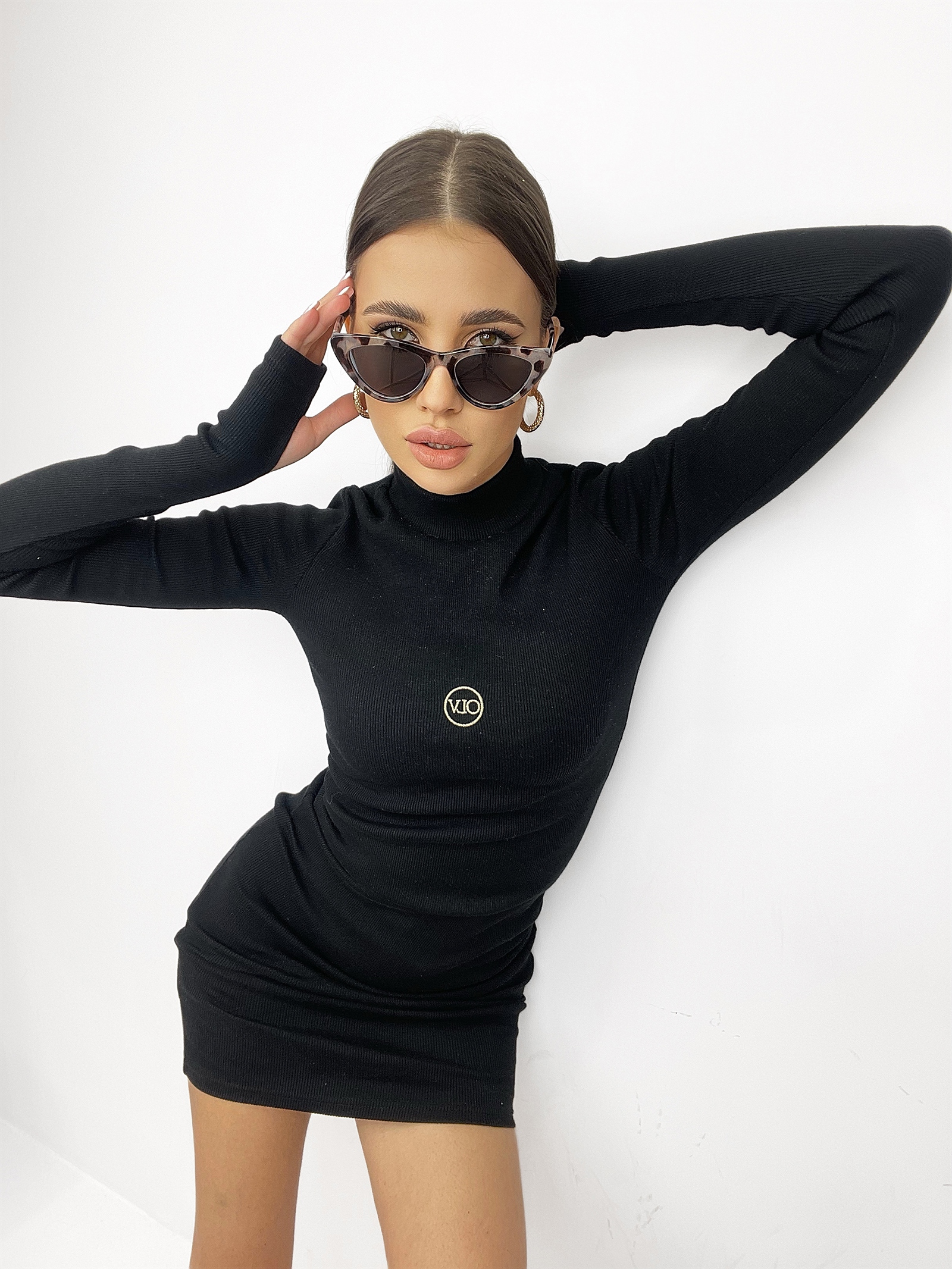 Sukienka dopasowana Chloe czarna