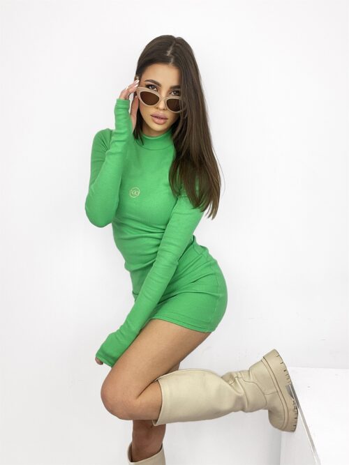 Sukienka dopasowana Chloe zielona