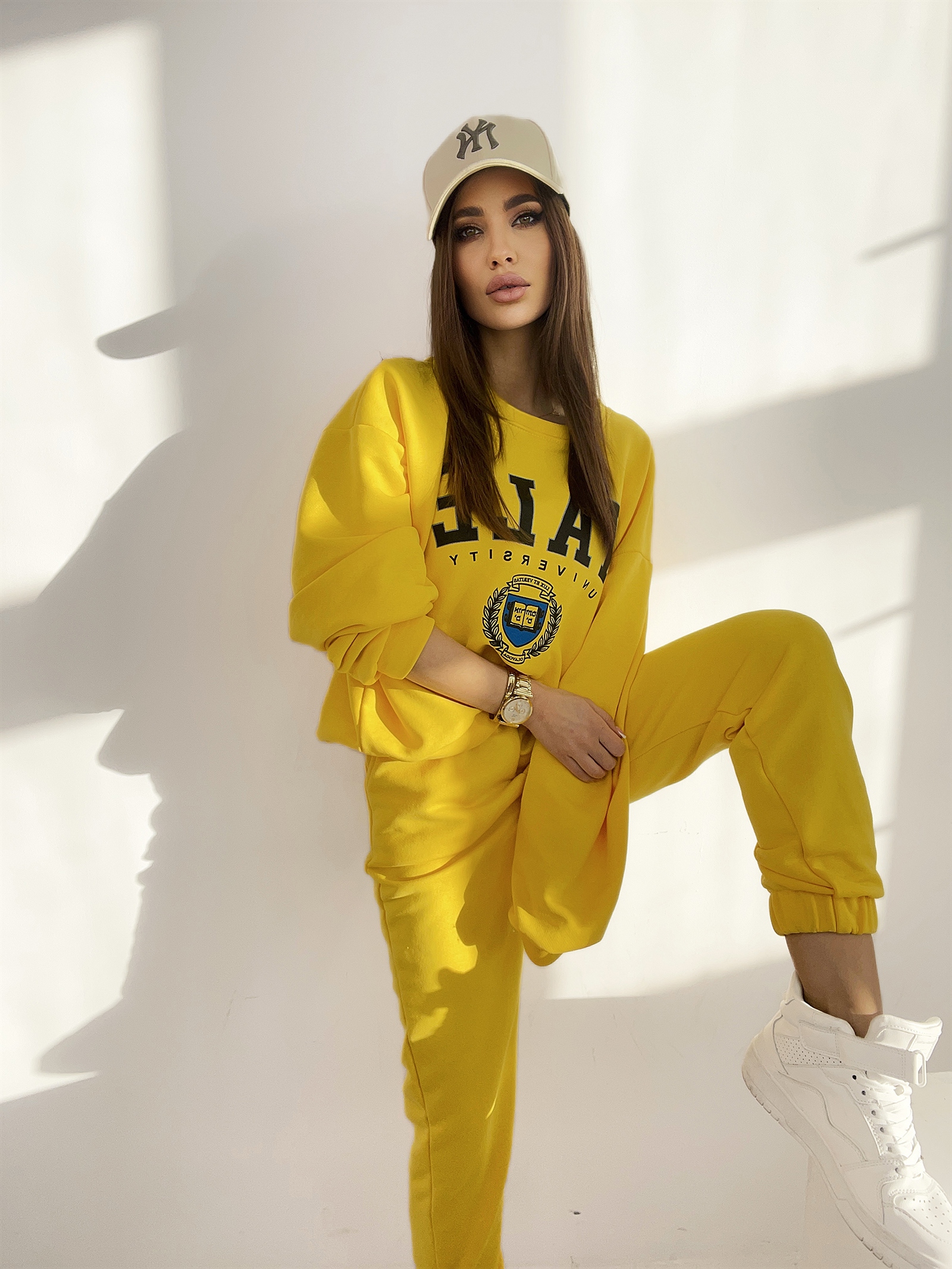 Komplet bawełniany Yale żółty Komplet bawełniany Yale żółty